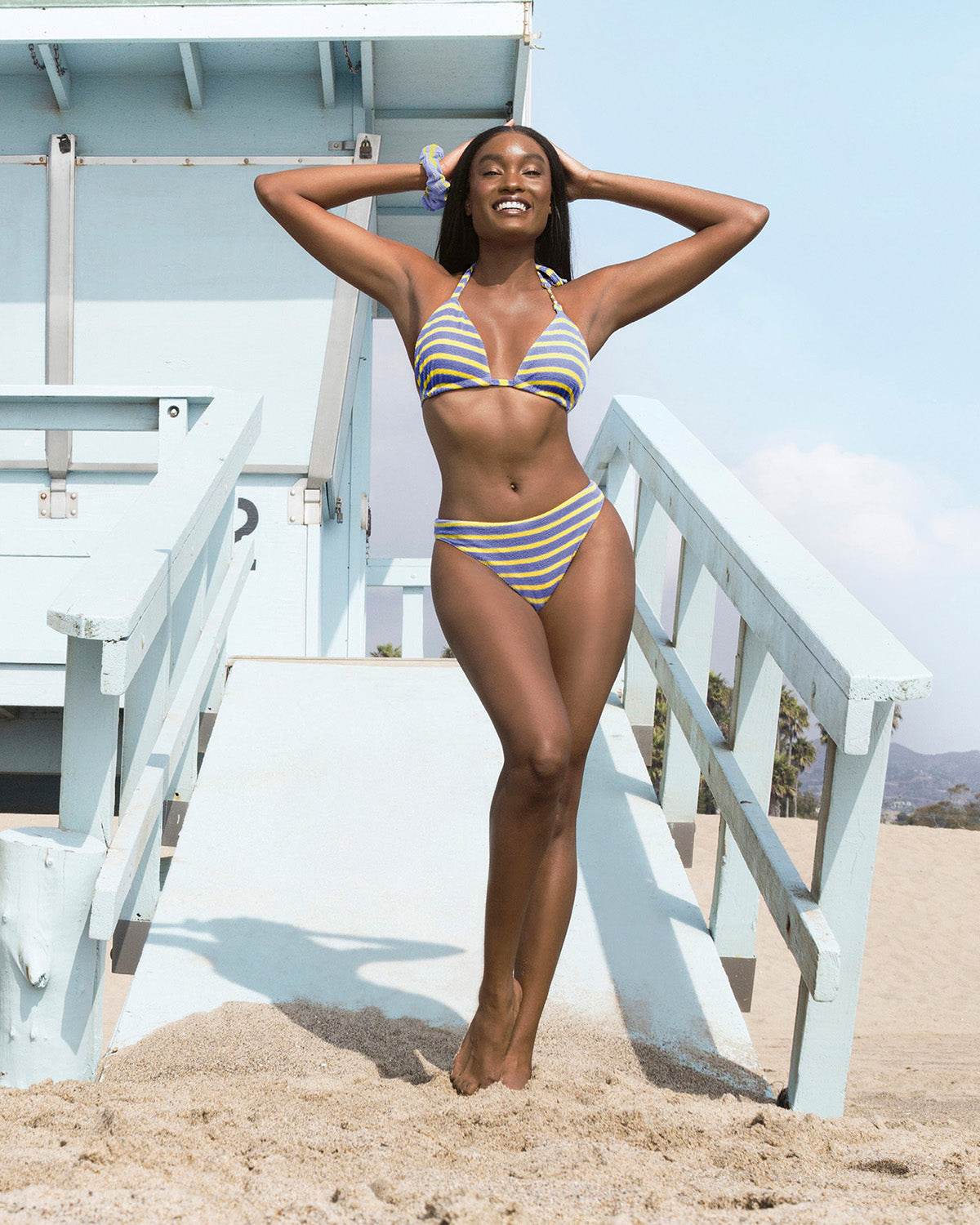 Striped Bikini Bottom – KERSY STRAUSS