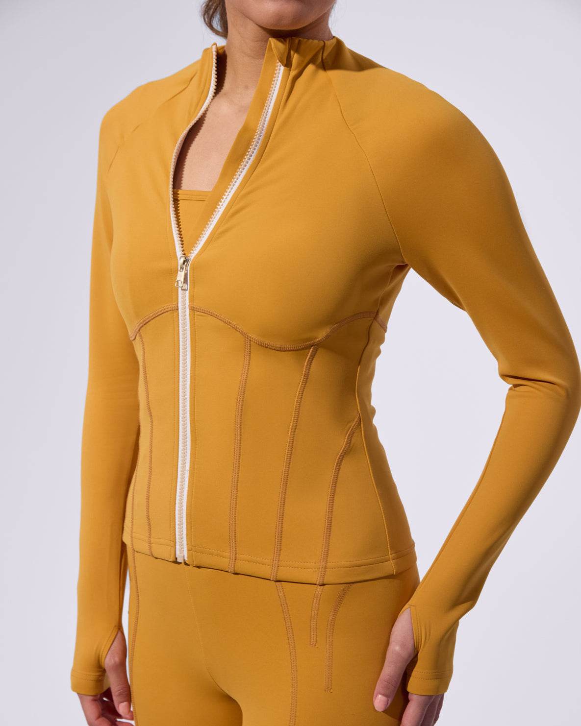 
                    
                      Shape Zipper Jacket - KERSY STRAUSS
                    
                  