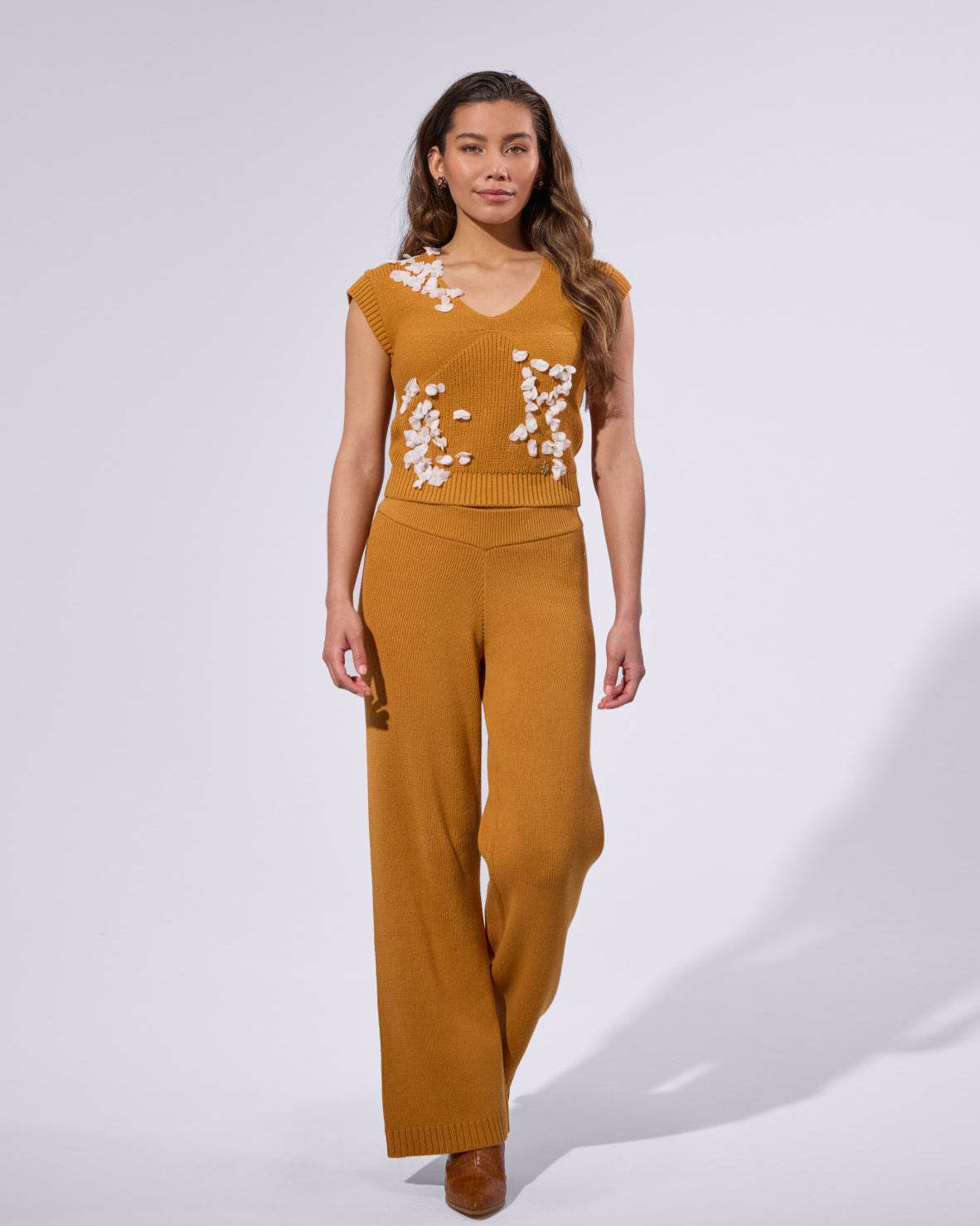 
                    
                      Flare Knit Pants - KERSY STRAUSS
                    
                  