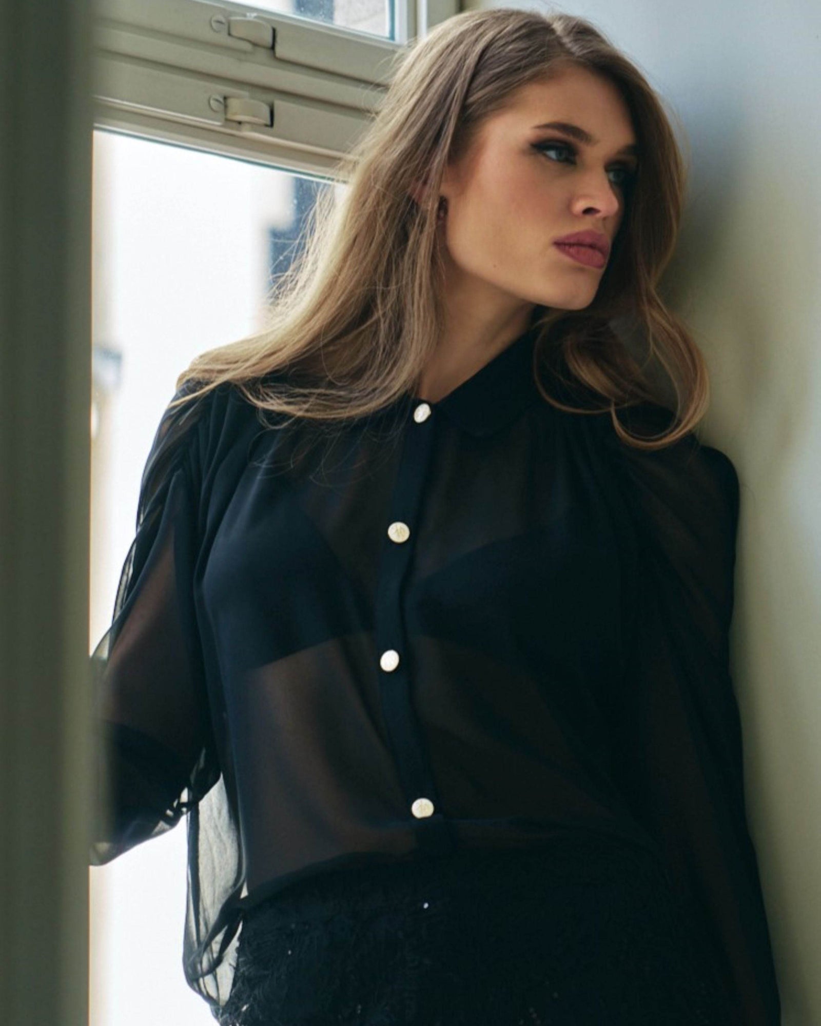 Party Sheer Blouse - KERSY STRAUSS