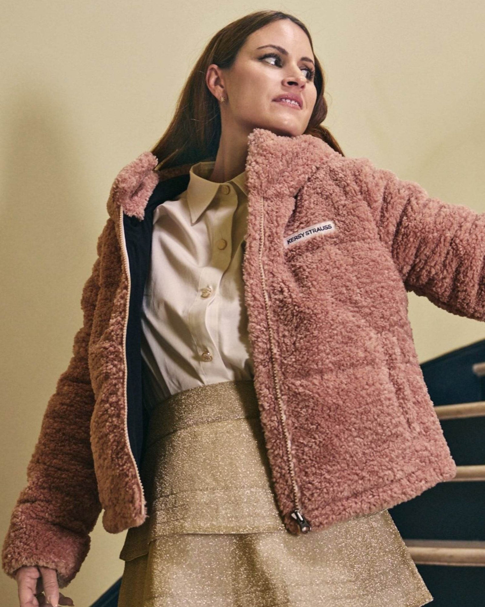 
                    
                      KERSY Studio Teddy Jacket - KERSY STRAUSS
                    
                  