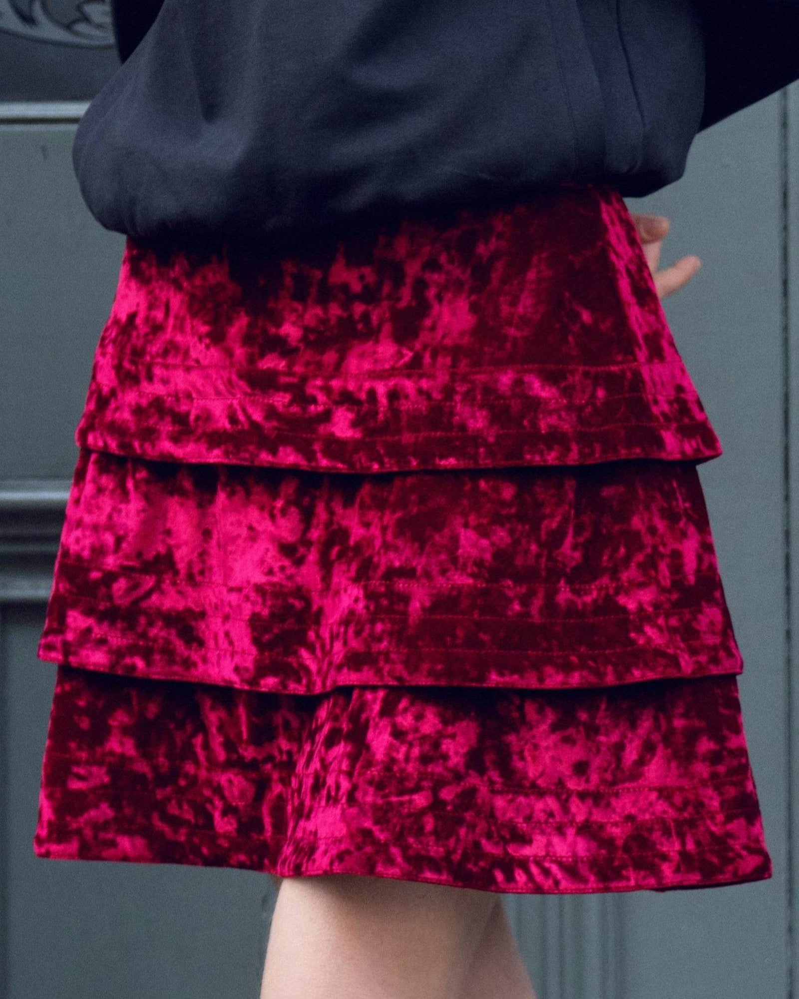 
                    
                      Party Velvet Skirt - KERSY STRAUSS
                    
                  