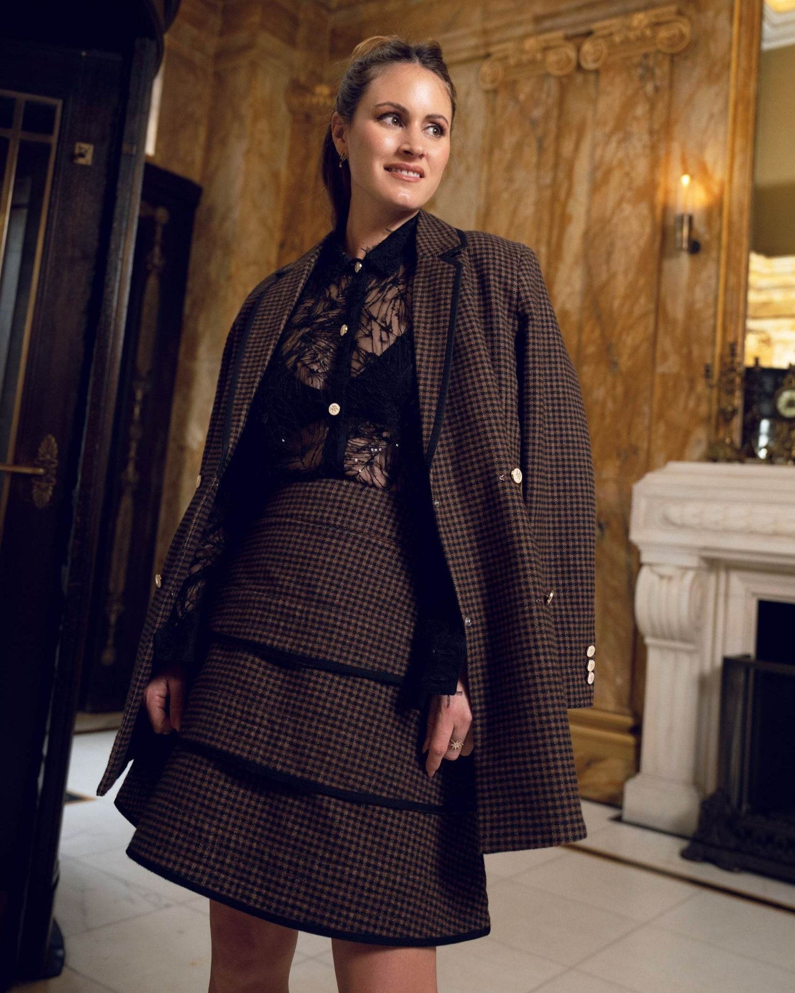 
                    
                      Checked Skirt - KERSY STRAUSS
                    
                  