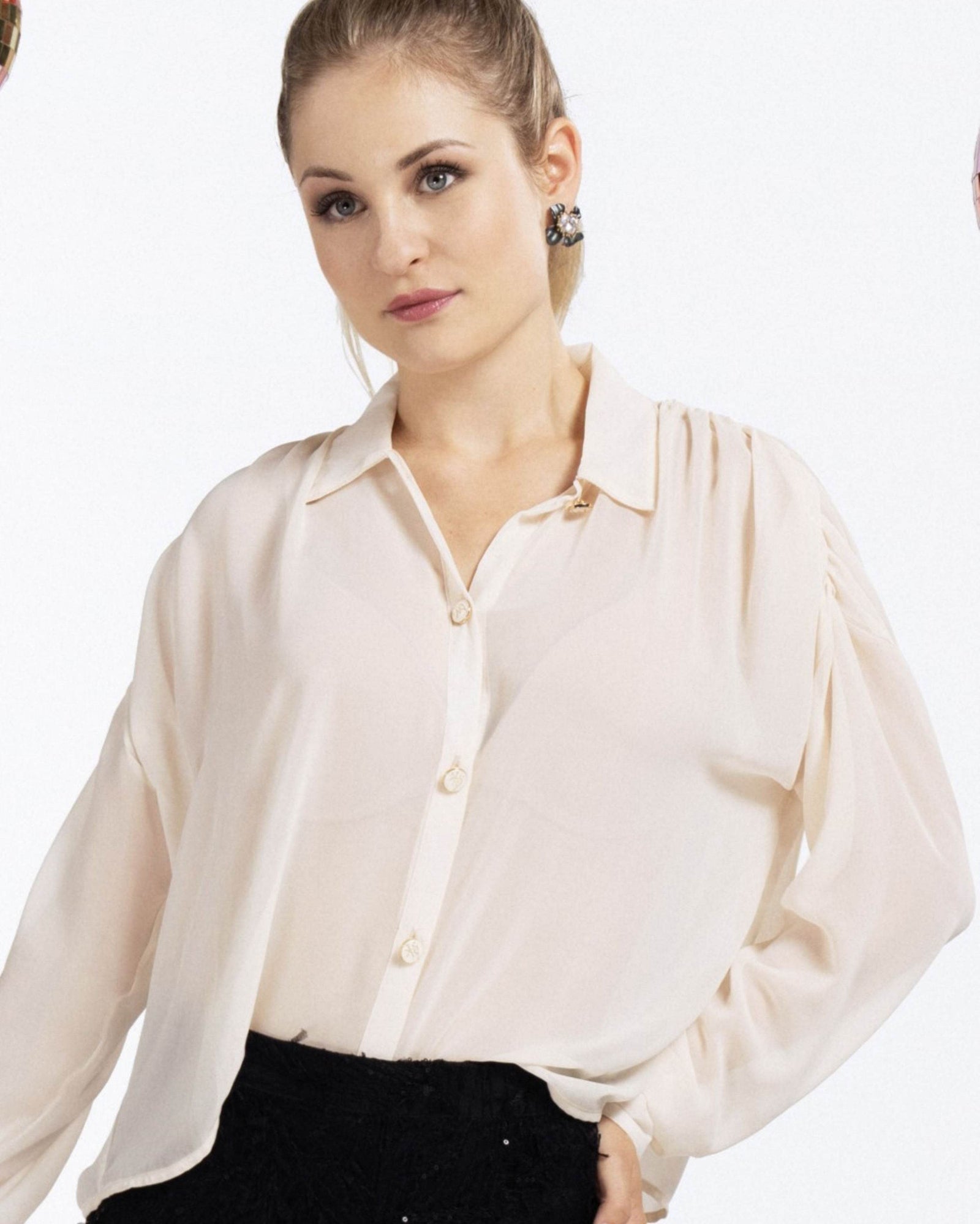 
                    
                      Party Sheer Blouse - KERSY STRAUSS
                    
                  