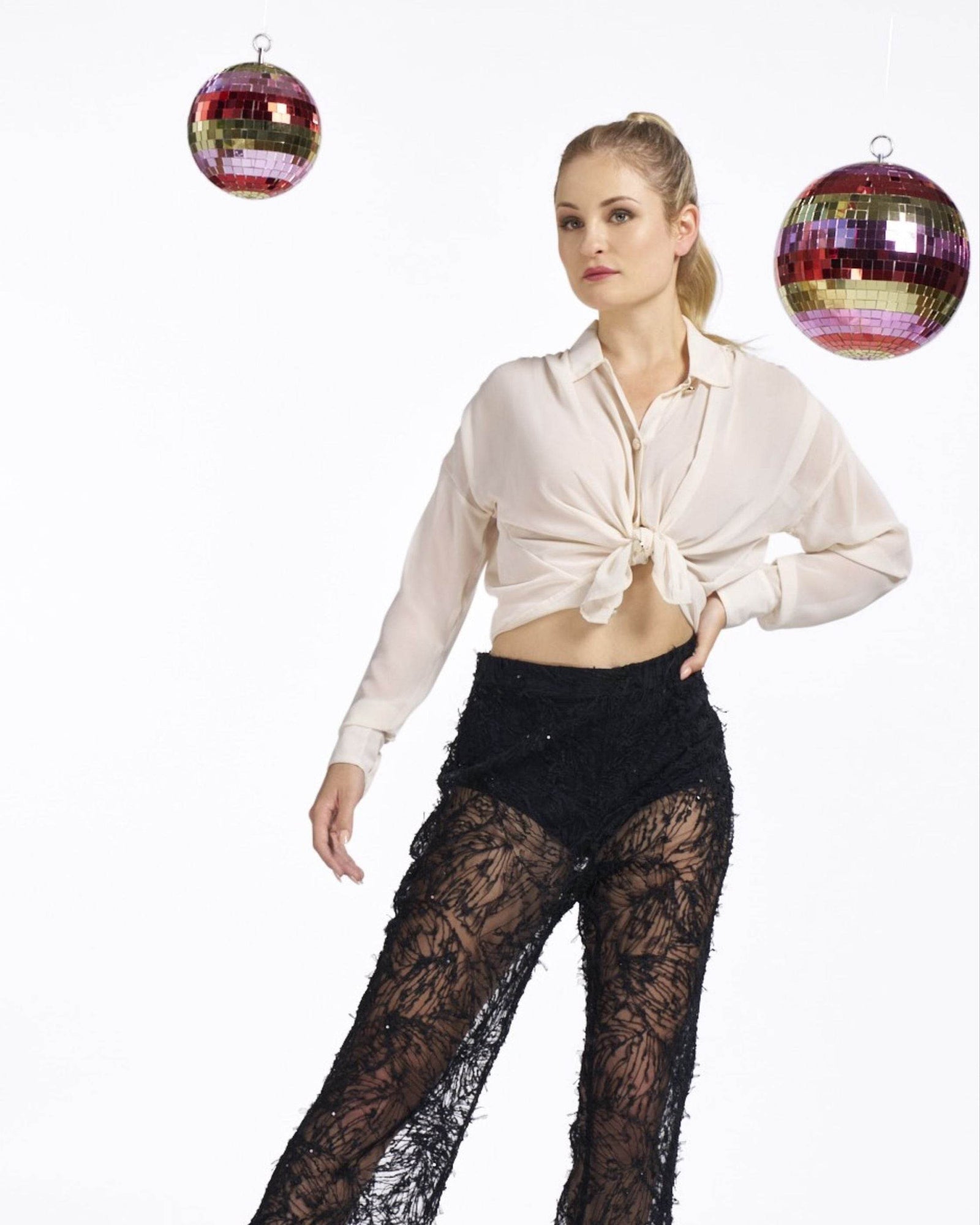 
                    
                      Party Sheer Blouse - KERSY STRAUSS
                    
                  
