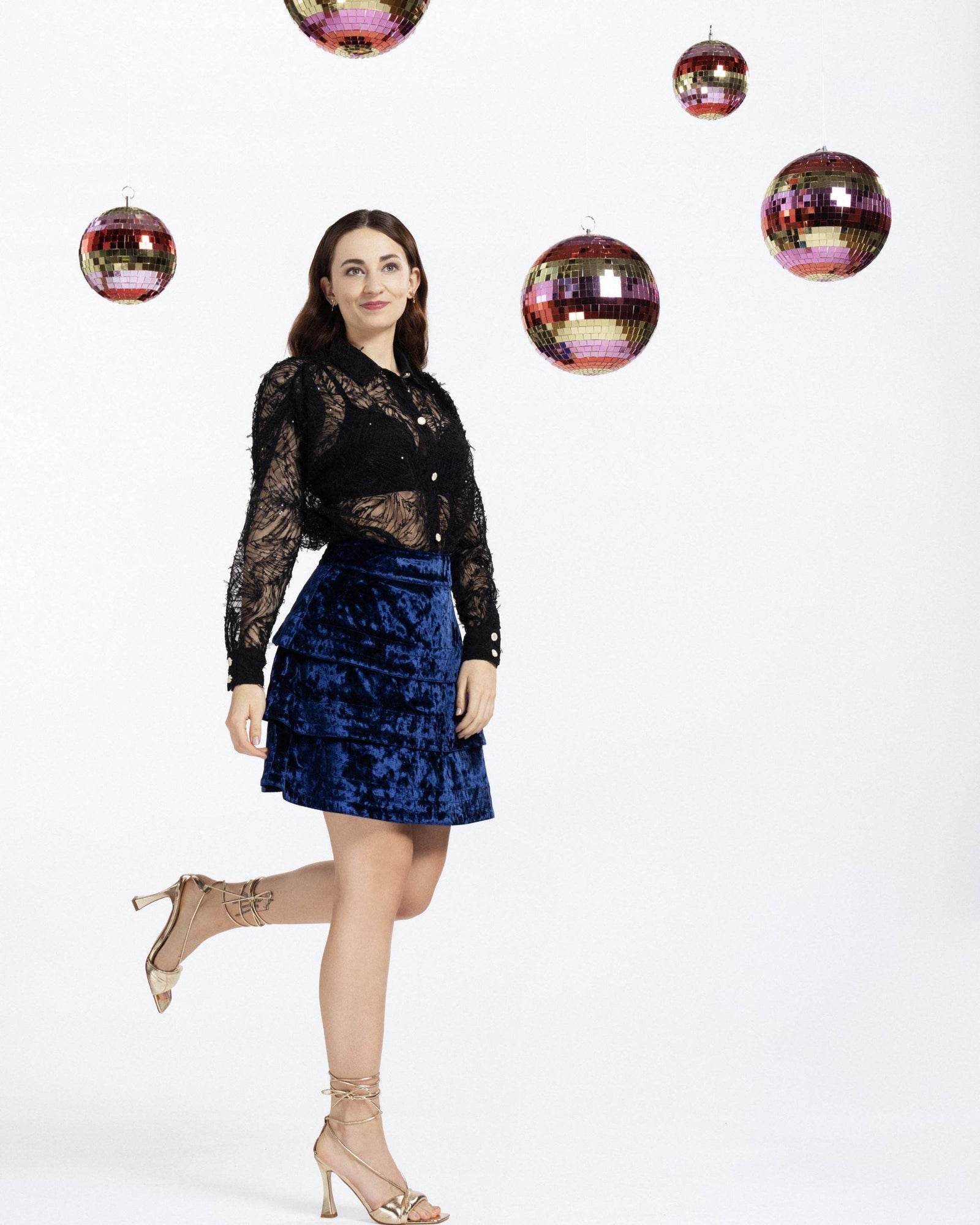 
                    
                      Party Velvet Skirt - KERSY STRAUSS
                    
                  