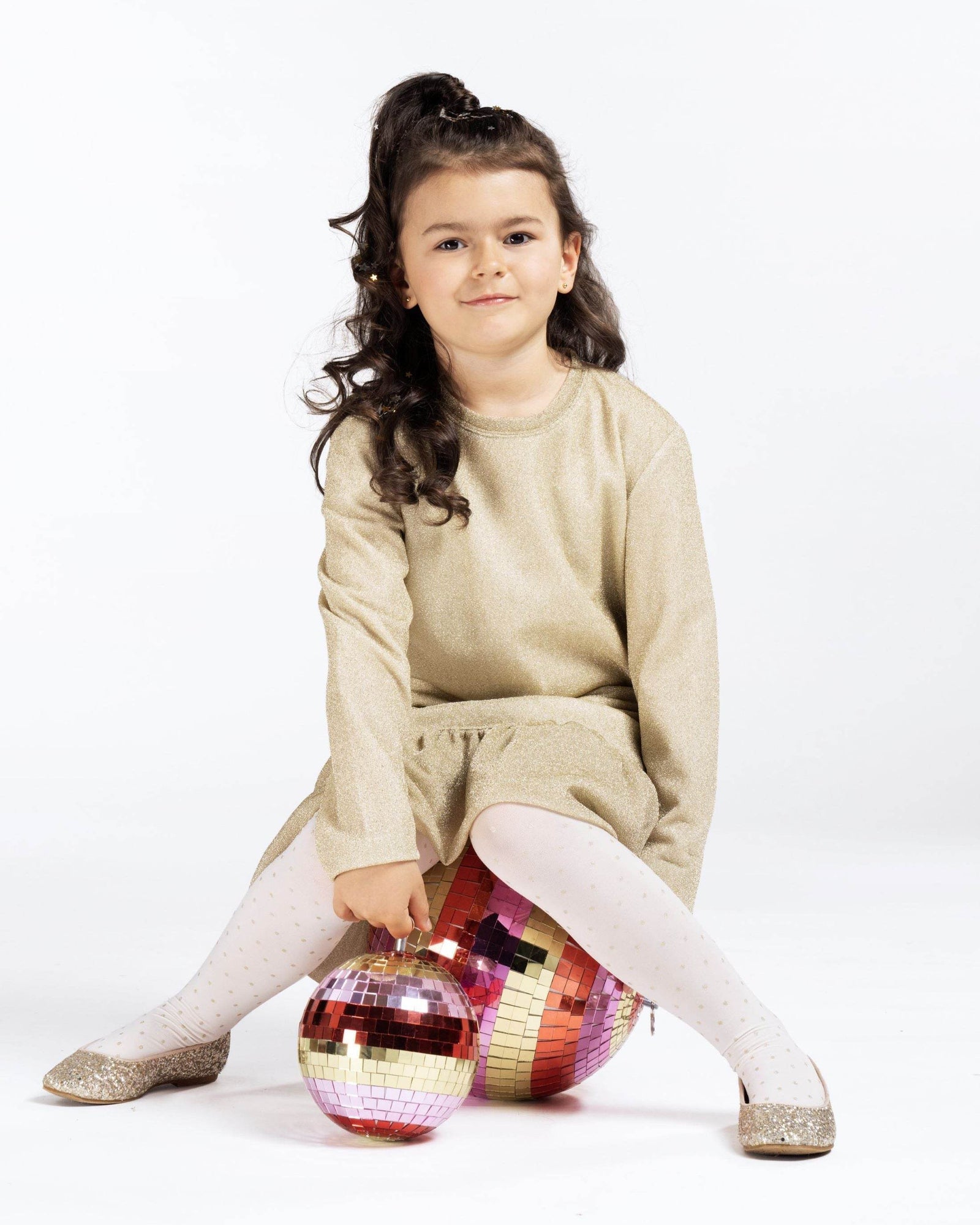 Party Glitter Dress Kids - KERSY STRAUSS