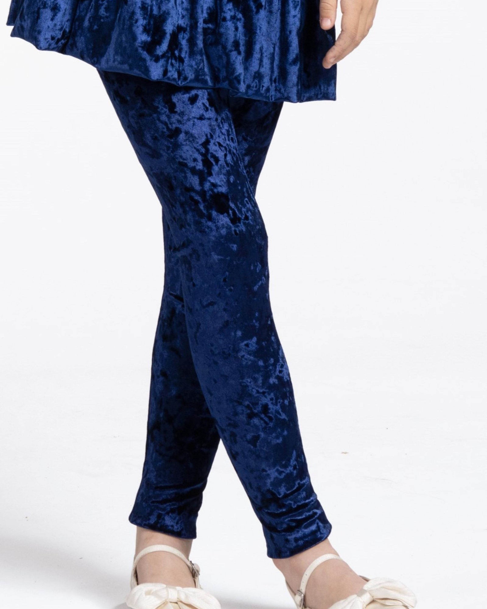 Party Velvet Leggings Kids - KERSY STRAUSS