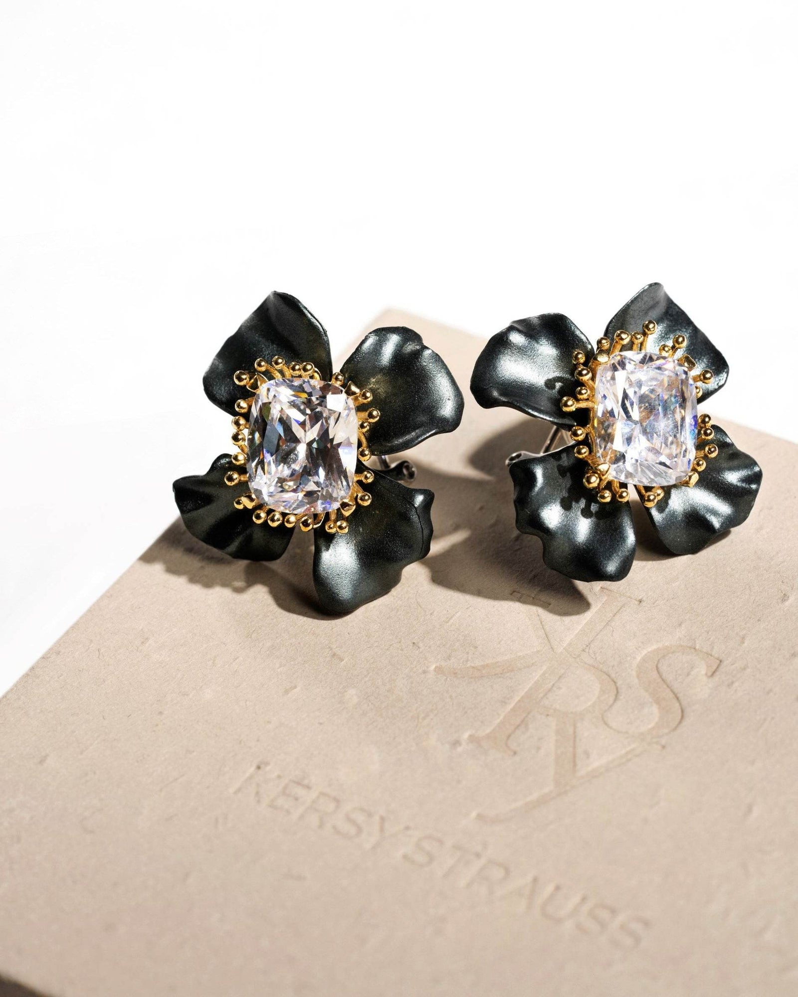 
                    
                      Black Anemone Earrings - KERSY STRAUSS
                    
                  