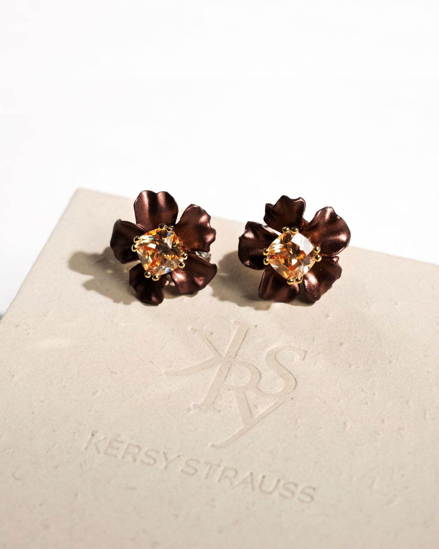 
                    
                      Brown Anemone Earrings - KERSY STRAUSS
                    
                  
