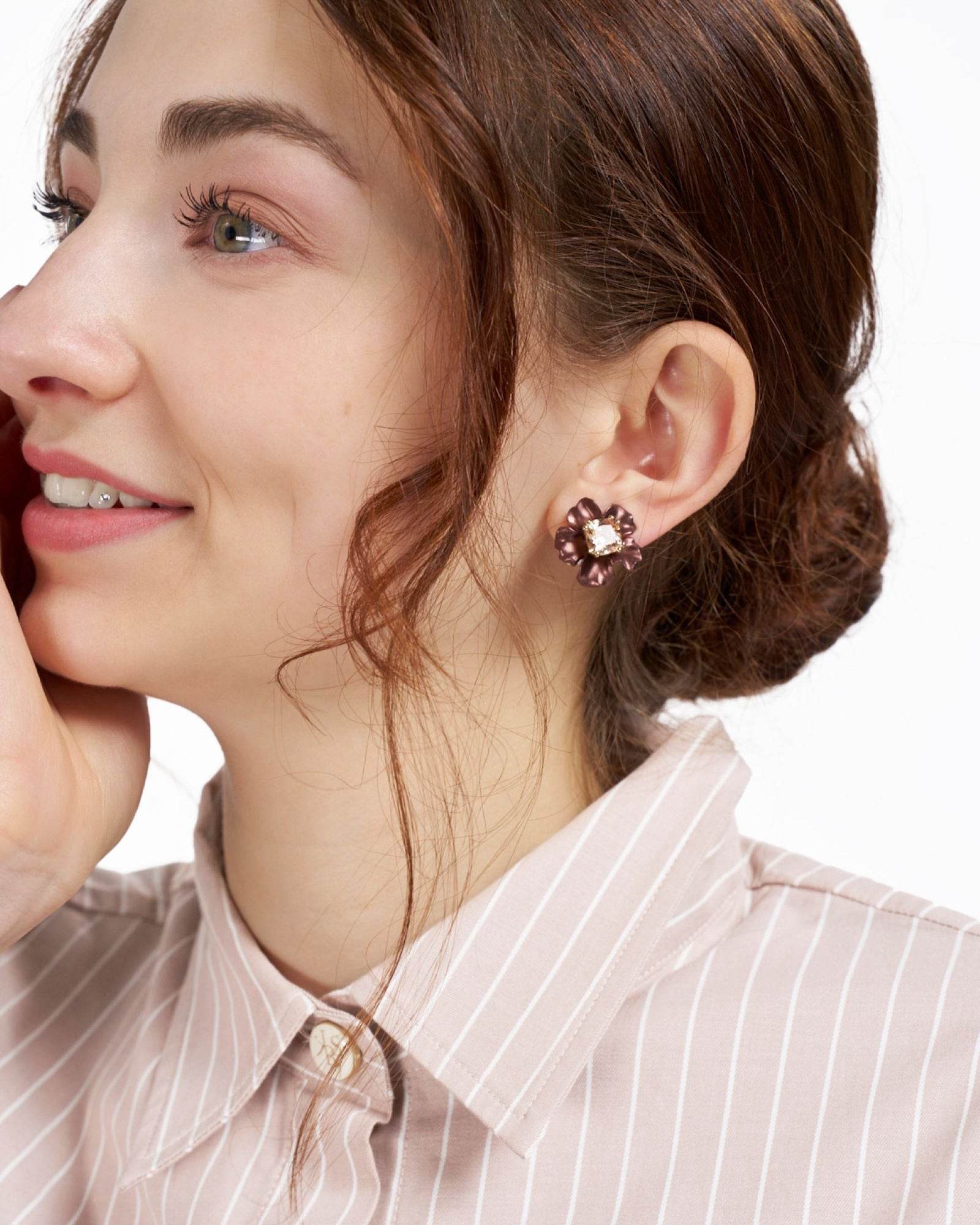 
                    
                      Brown Anemone Earrings - KERSY STRAUSS
                    
                  