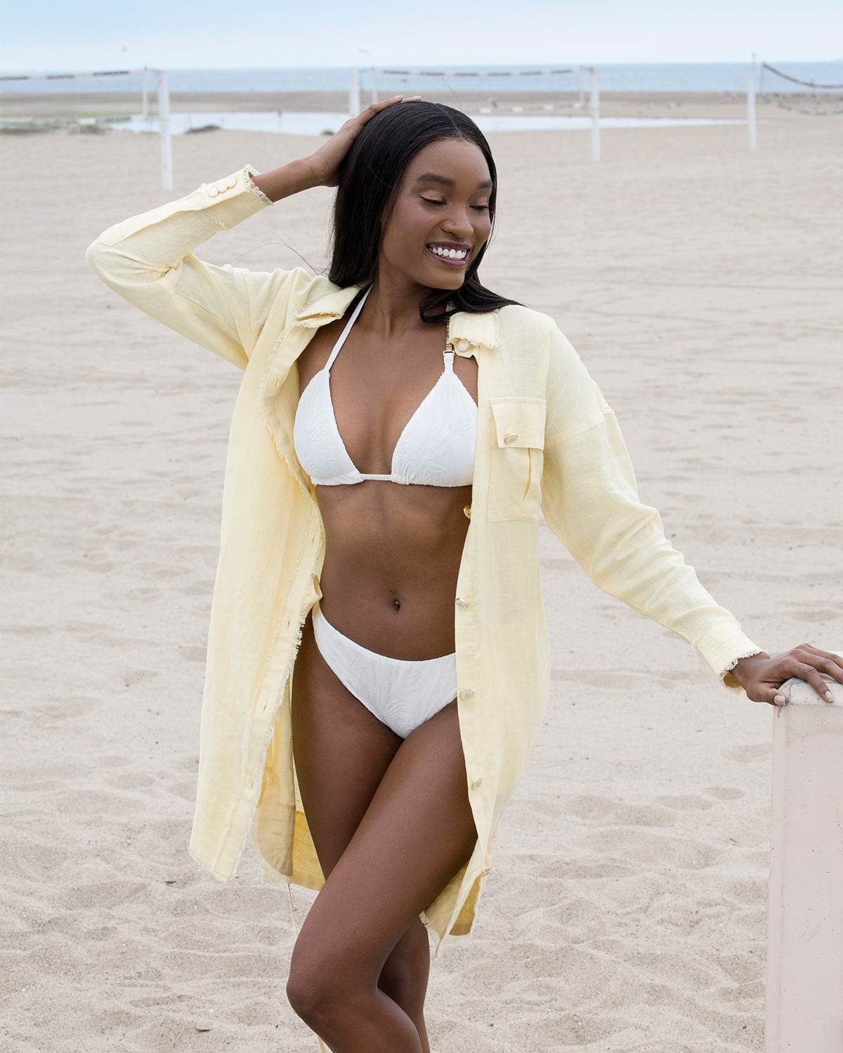 Linen Blouse Dress - KERSY STRAUSS