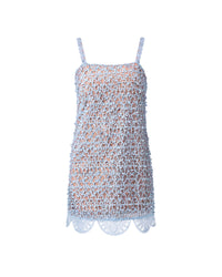 Confetti Sky Lace Short Dress