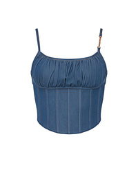 Denim Corset Top