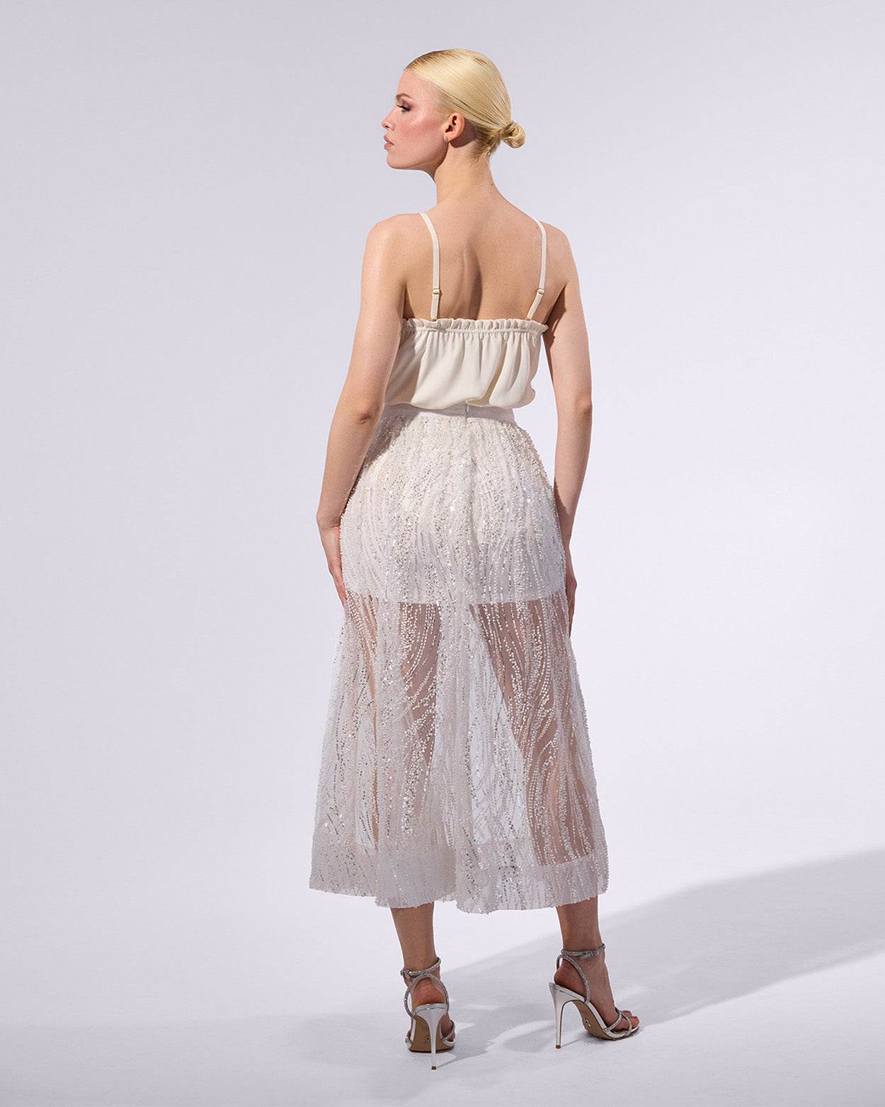 
                    
                      Diamond Embroidered Skirt - KERSY STRAUSS
                    
                  