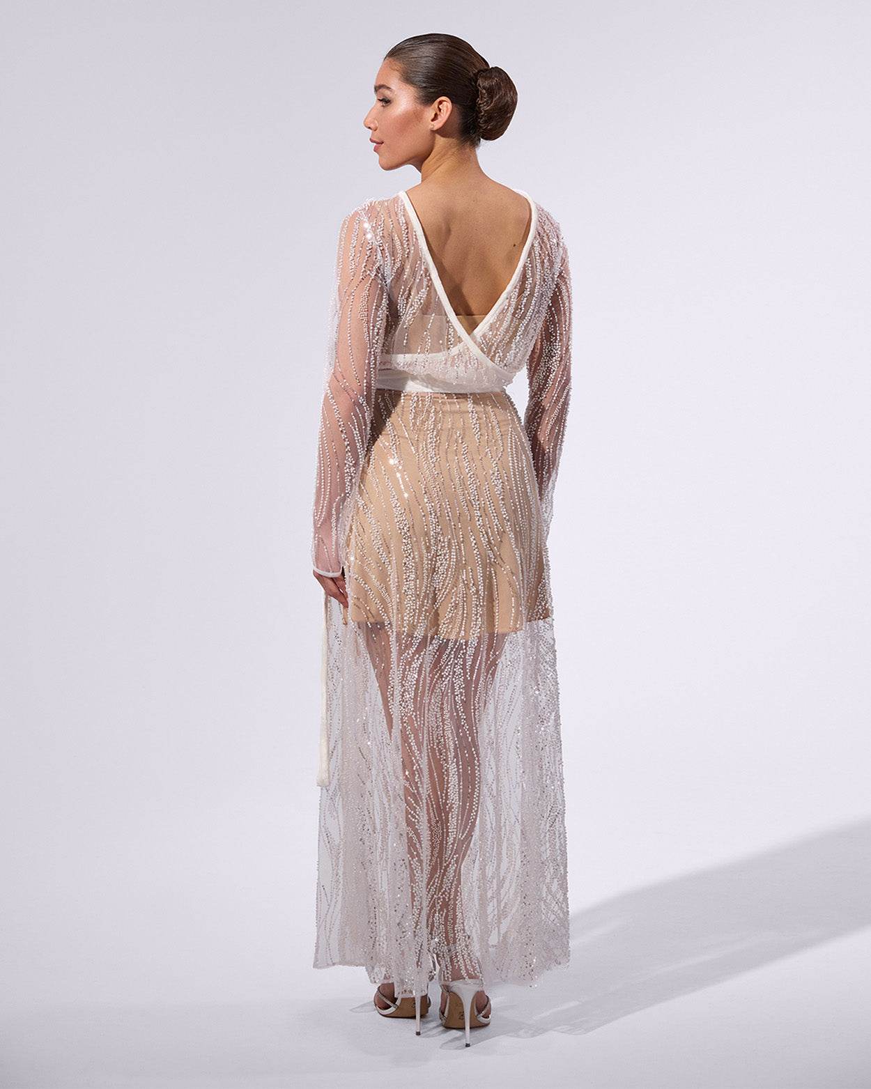 
                    
                      Diamond Embroidered Gown - KERSY STRAUSS
                    
                  