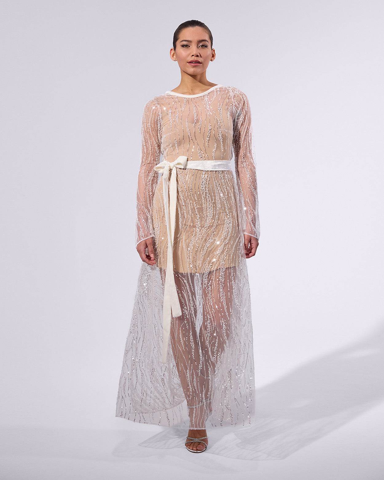 
                    
                      Diamond Embroidered Gown - KERSY STRAUSS
                    
                  