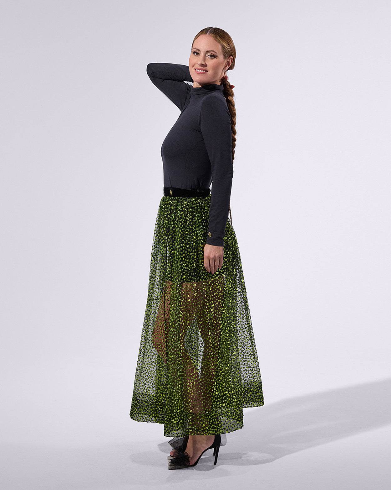 
                    
                      Diamond Emerald Skirt - KERSY STRAUSS
                    
                  