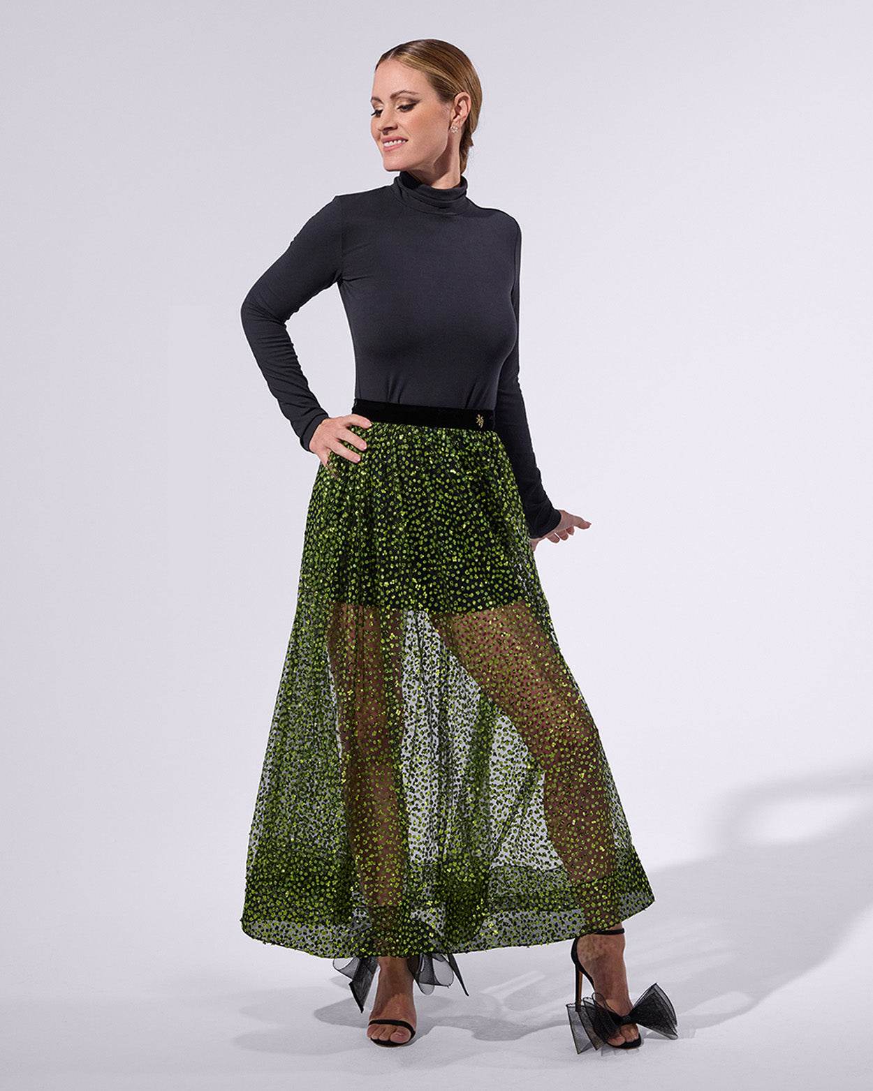 
                    
                      Diamond Emerald Skirt - KERSY STRAUSS
                    
                  