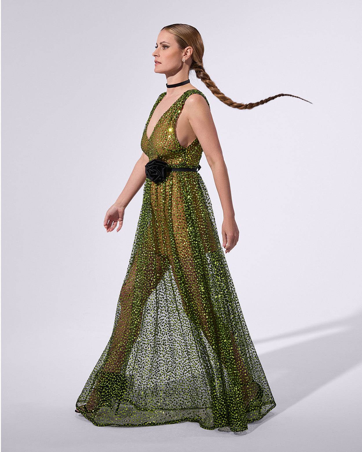 
                    
                      Emerald Rose Gown - KERSY STRAUSS
                    
                  