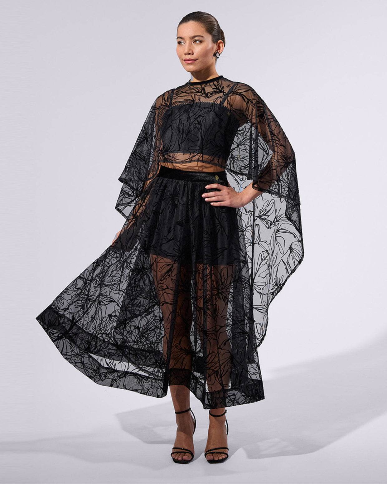 
                    
                      Evening Tulle Cape - KERSY STRAUSS
                    
                  
