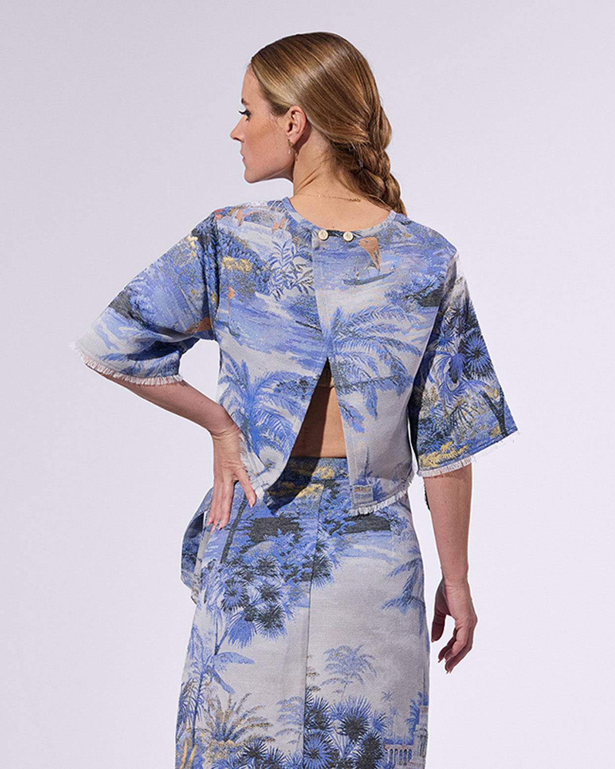 
                    
                      La Baja Jacquard Top - KERSY STRAUSS
                    
                  
