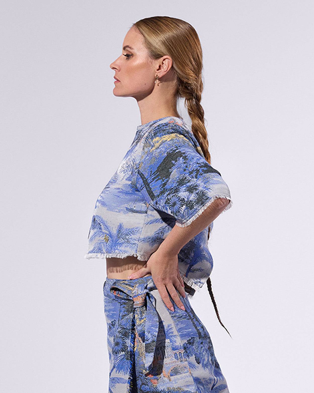 
                    
                      La Baja Jacquard Top - KERSY STRAUSS
                    
                  
