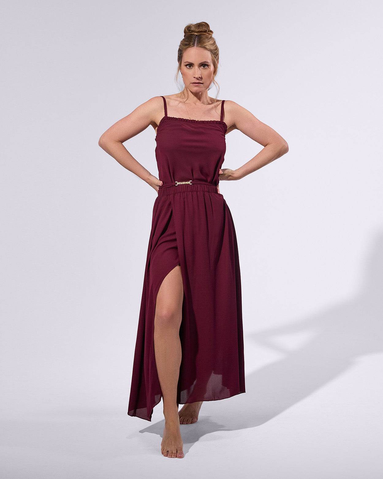 
                    
                      Crepe Mousseline long Skirt - KERSY STRAUSS
                    
                  
