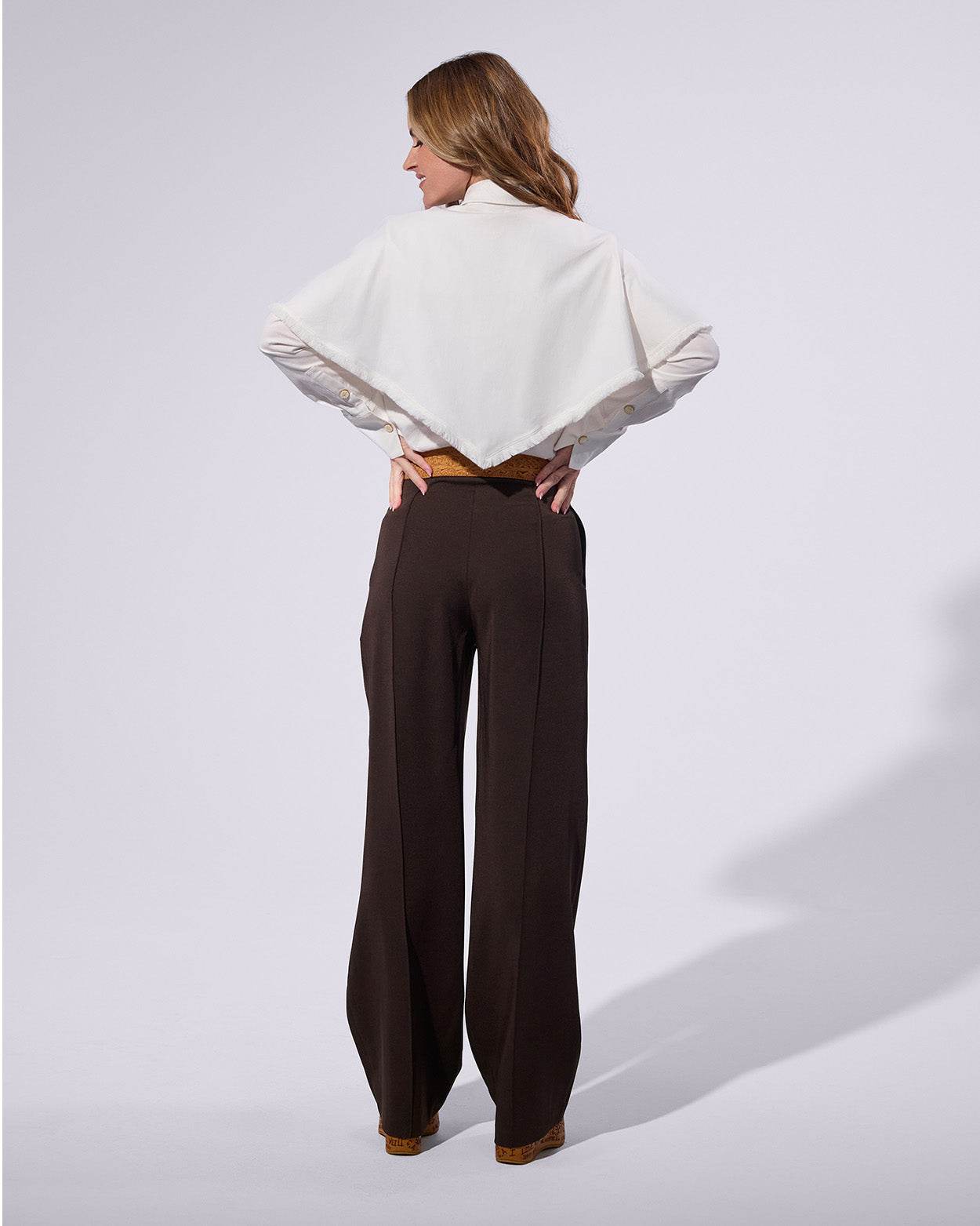 
                    
                      Cady Wide Leg Trousers - KERSY STRAUSS
                    
                  