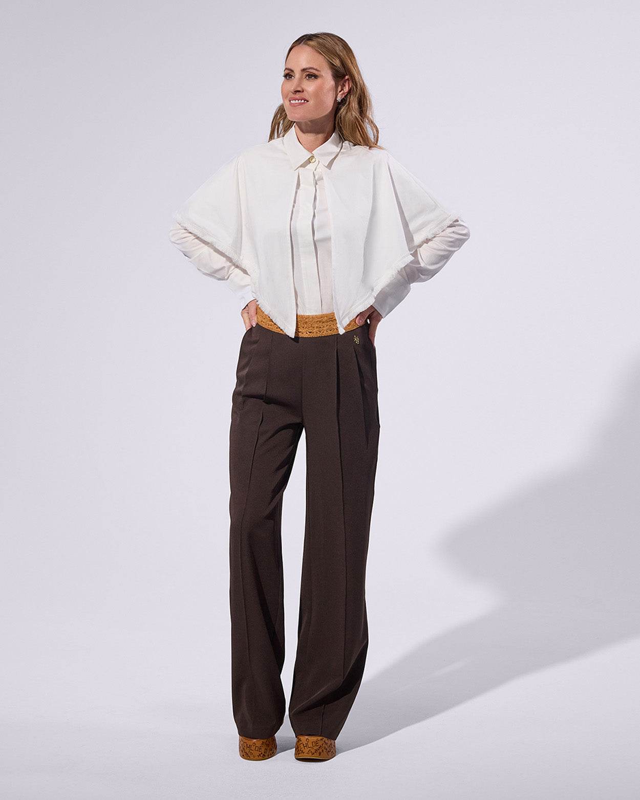 
                    
                      Cady Wide Leg Trousers - KERSY STRAUSS
                    
                  