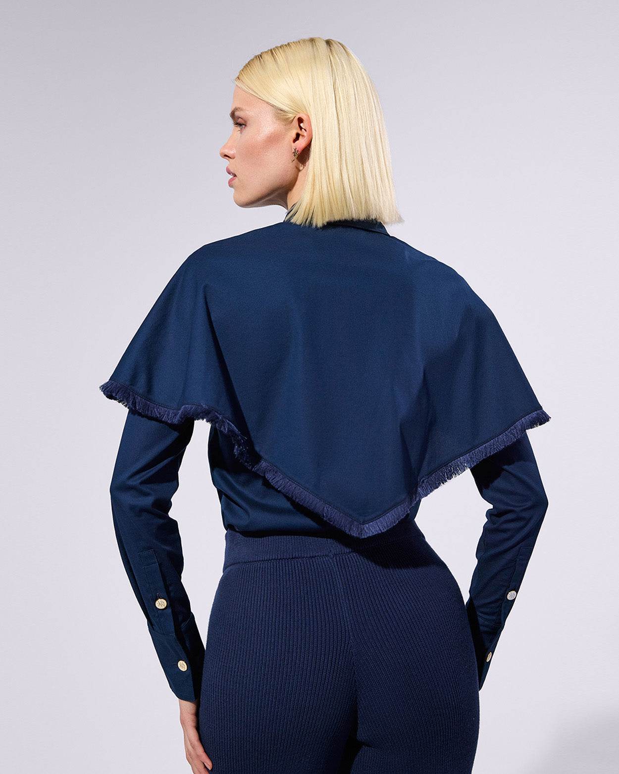 
                    
                      Cape Cotton Blouse - KERSY STRAUSS
                    
                  