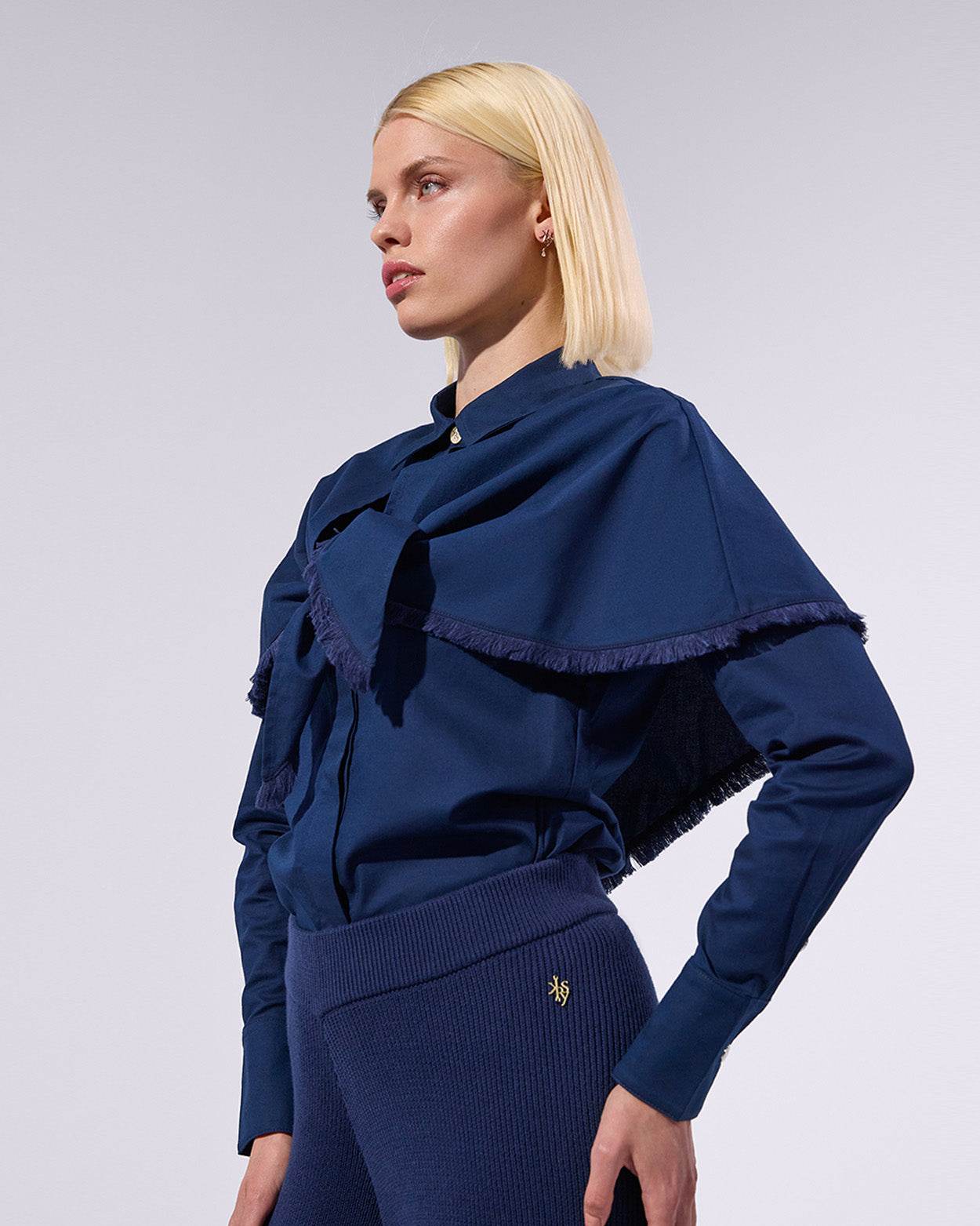 
                    
                      Cape Cotton Blouse - KERSY STRAUSS
                    
                  