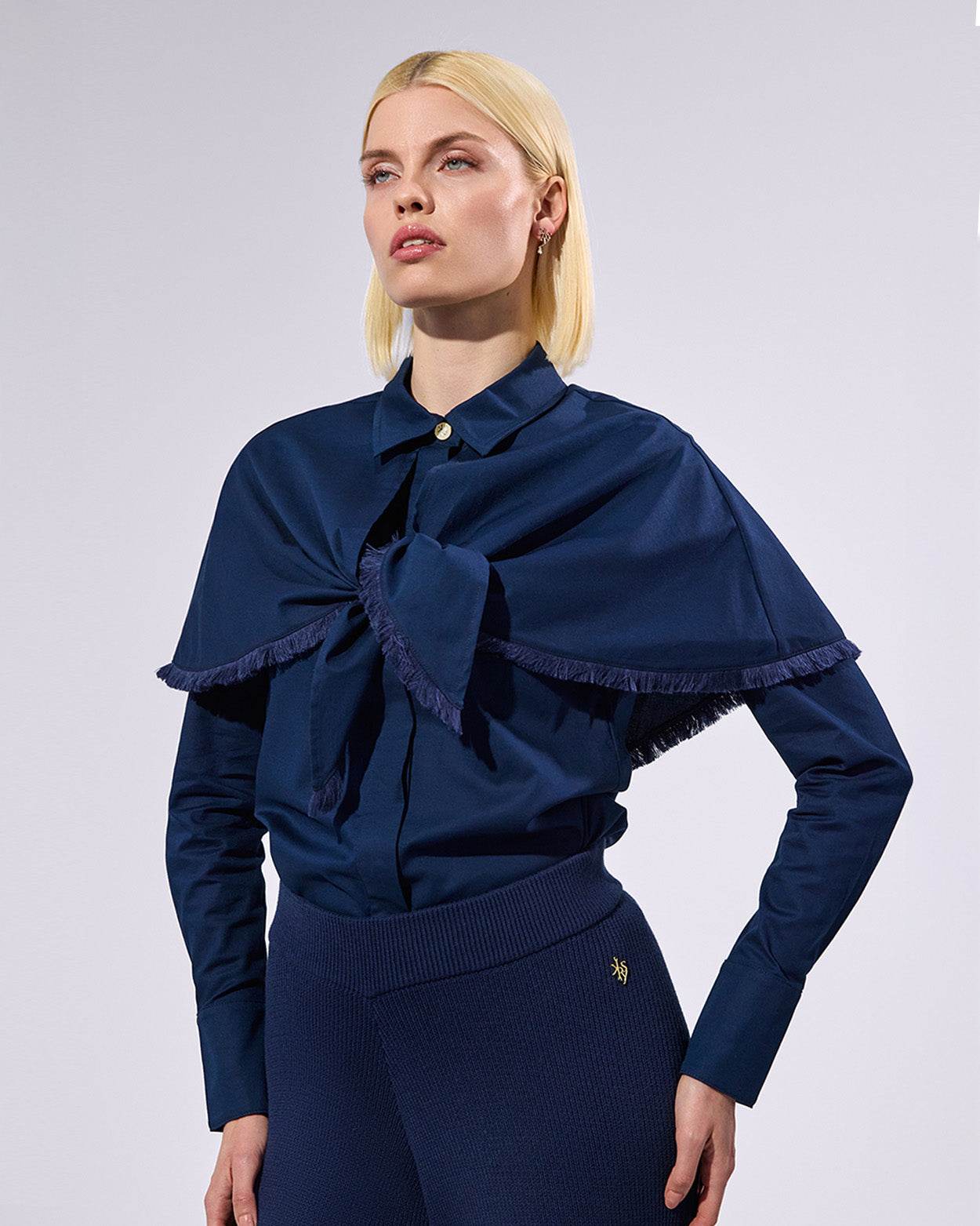 
                    
                      Cape Cotton Blouse - KERSY STRAUSS
                    
                  