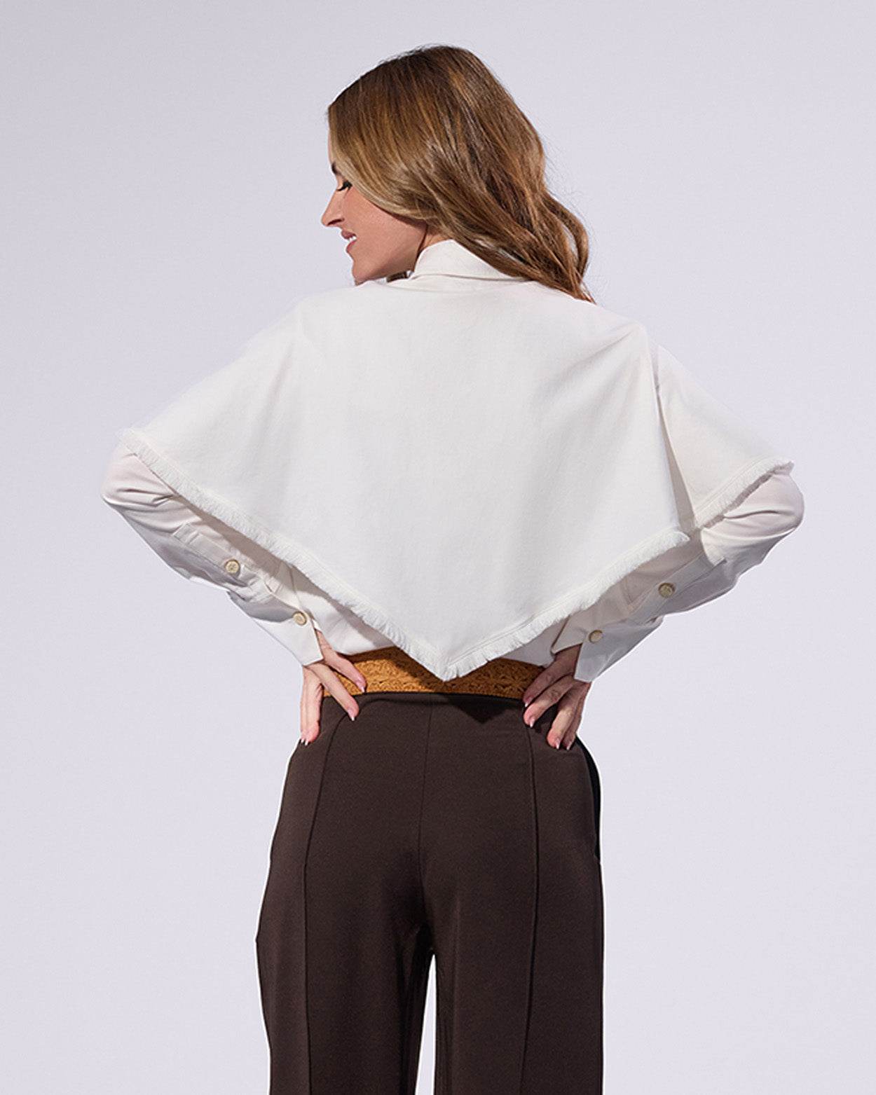
                    
                      Cape Cotton Blouse - KERSY STRAUSS
                    
                  