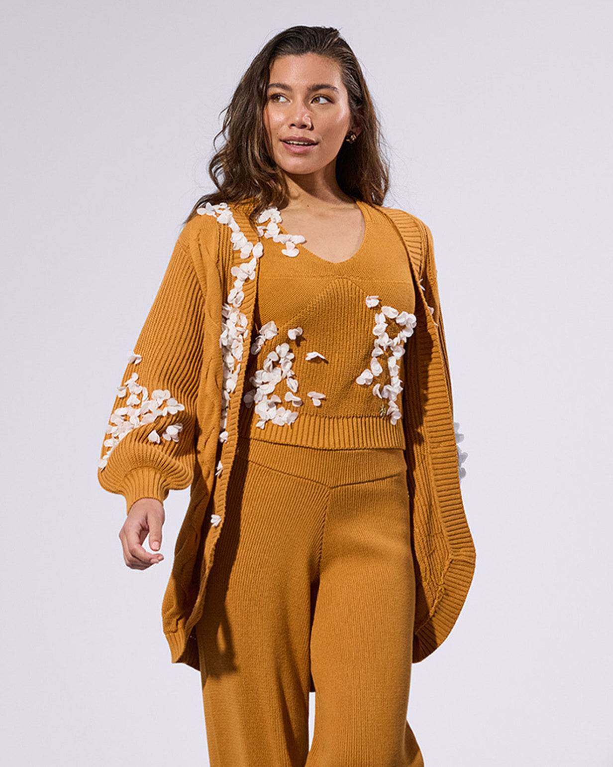 
                    
                      Knit Cardigan Flowers - KERSY STRAUSS
                    
                  