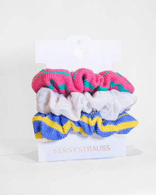 Scrunchies 3-Pack Striped