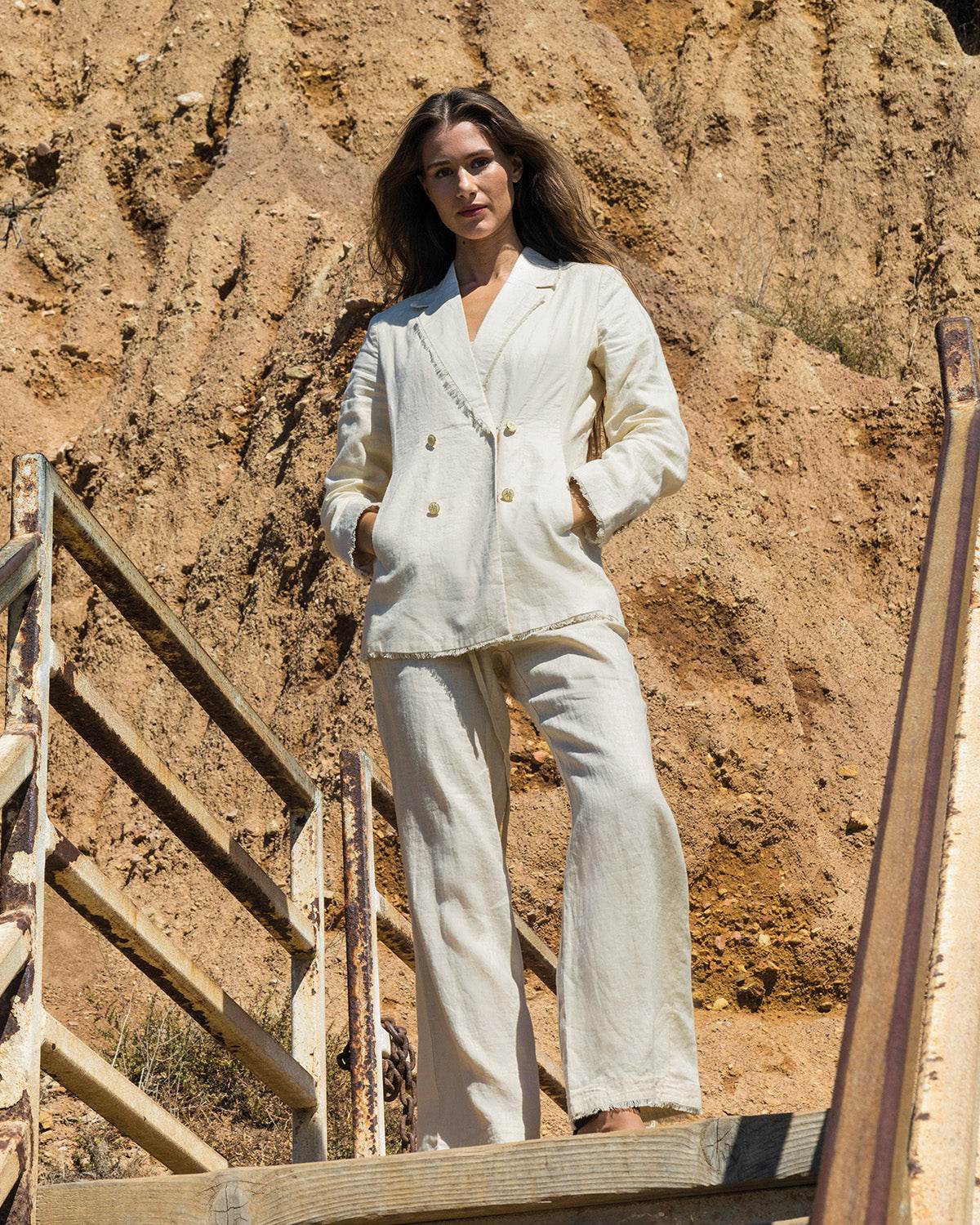 Linen Blazer - KERSY STRAUSS