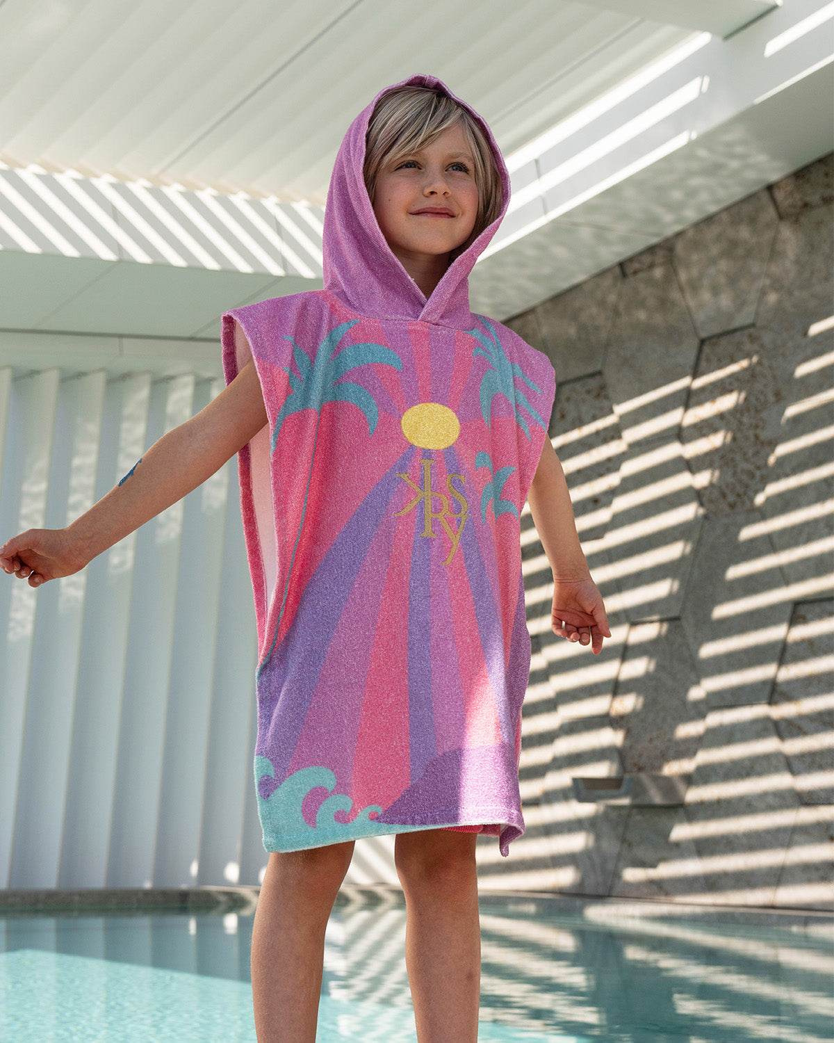 Kids Good Vibes Poncho - KERSY STRAUSS